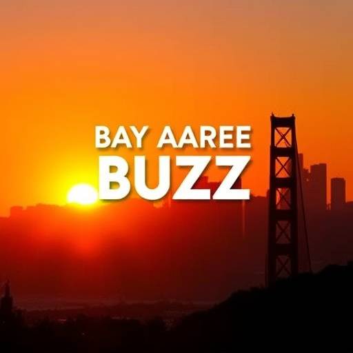 Podcast cover for 'Bay Area Buzz', a podcast about local San Francisco news and culture.