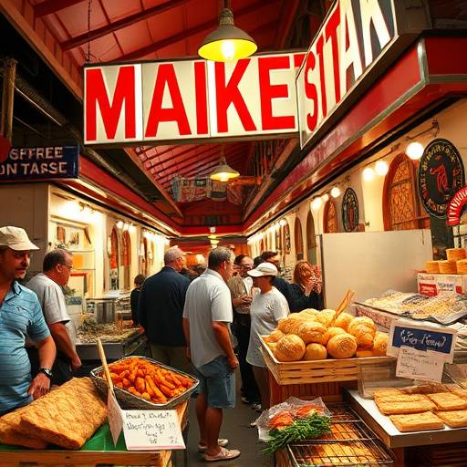 Podcast cover for Culinary Chronicles, presenting a vibrant collage of San Francisco's most iconic dishes and food markets.